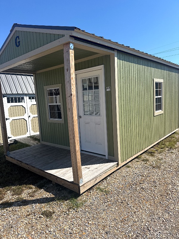10x20 Cabin at Cajun Buildings and Carports