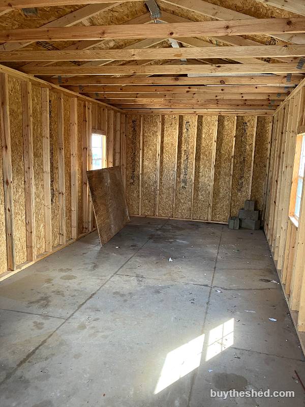 12x28 Cabin at Graceland Portable Buildings of West Monroe/Columbia