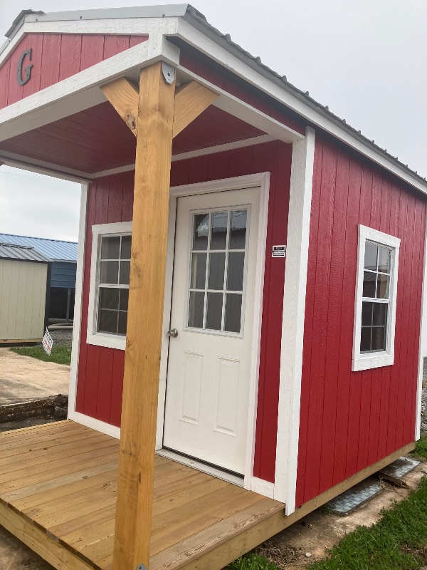 8x12 Cabin at Graceland Portable Buildings of West Monroe/Columbia
