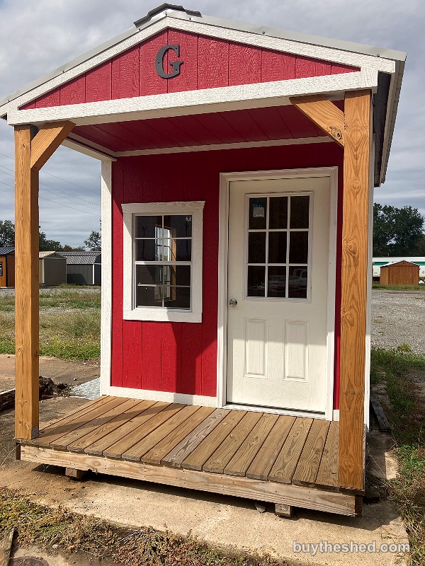8x12 Cabin at Graceland Portable Buildings of West Monroe/Columbia