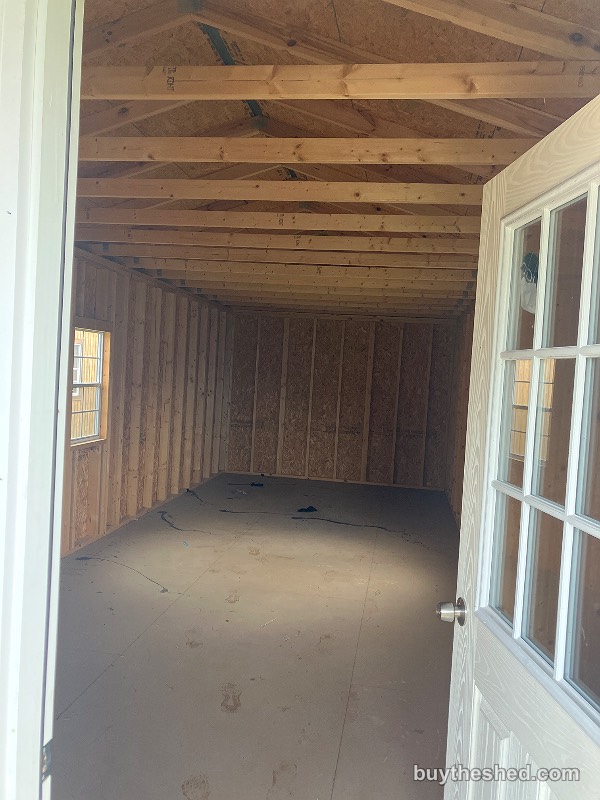 12x32 Cabin at Graceland Portable Buildings of West Monroe/Columbia