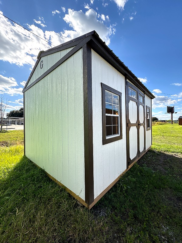 12x16 Garden Shed at Cajun Buildings and Carports