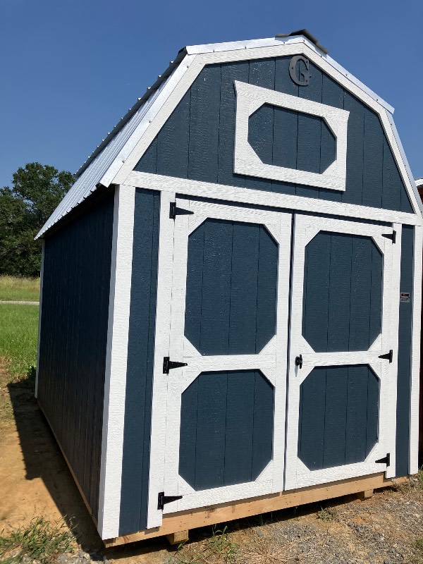 8x12 Lofted Barn at Graceland Portable Buildings of West Monroe/Columbia