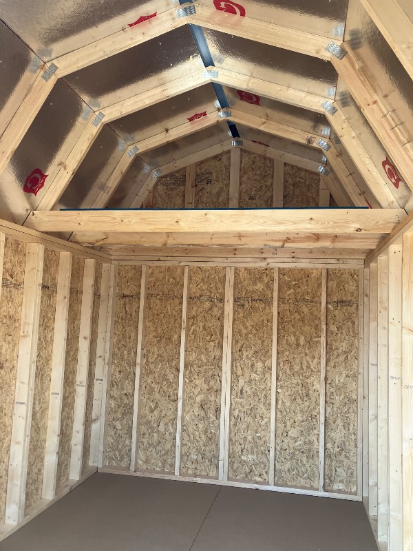 8x12 Lofted Barn at Graceland Portable Buildings of West Monroe/Columbia