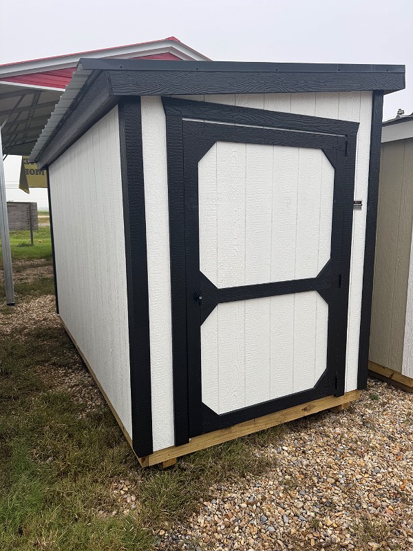 6x12 Mini Shed at Cajun Buildings and Carports