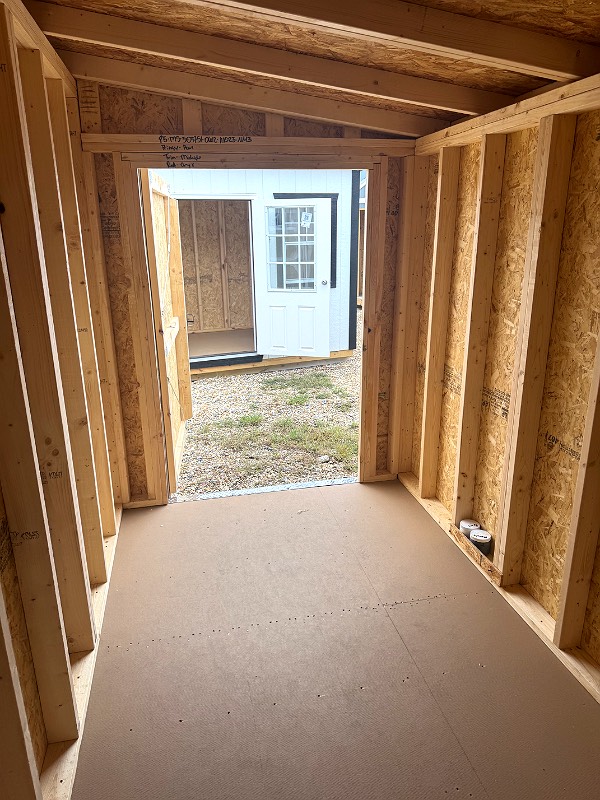 6x12 Mini Shed at Cajun Buildings and Carports