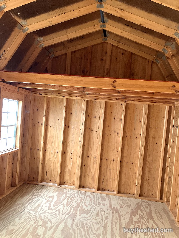 10x16 Side Lofted Barn at Graceland Portable Buildings of West Monroe/Columbia
