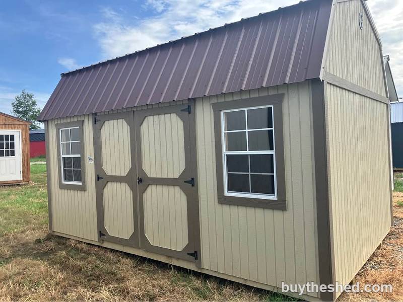 10x16 Side Lofted Barn at Graceland Portable Buildings of West Monroe/Columbia