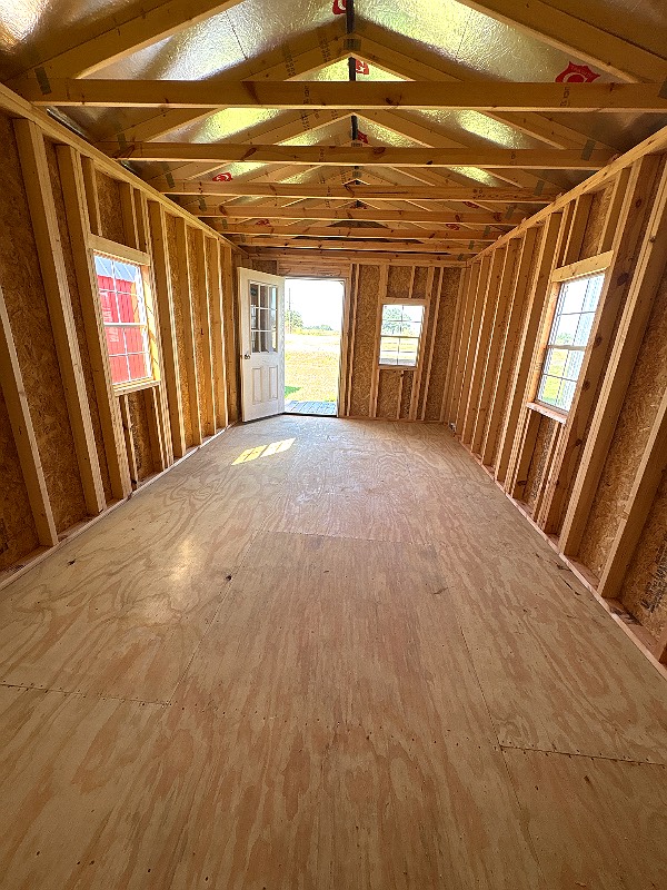 12x24 Cabin at Cajun Buildings and Carports