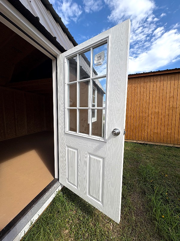 12x24 Side Lofted Barn at Cajun Buildings and Carports