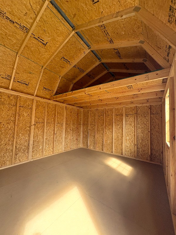 12x24 Side Lofted Barn at Cajun Buildings and Carports