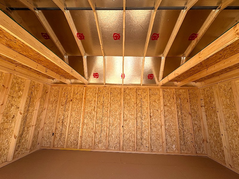 10x16 Side Lofted Barn at Cajun Buildings and Carports
