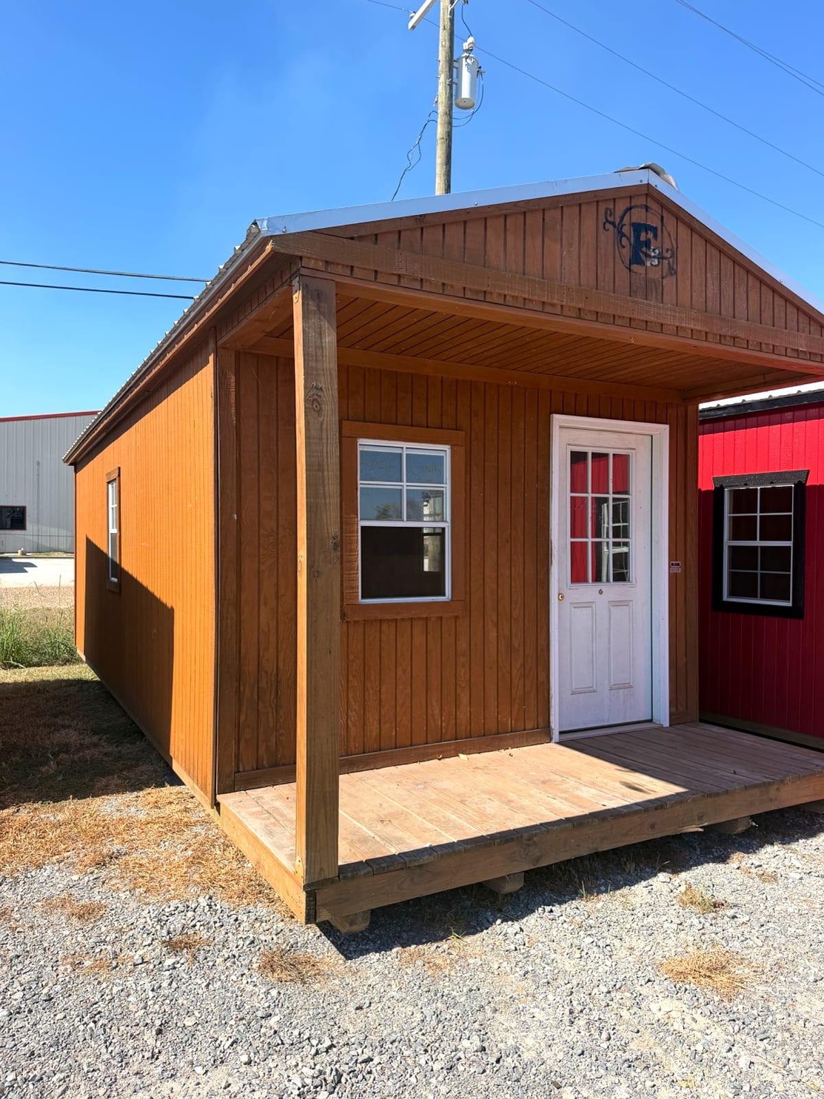 12x28 Cabin at Graceland Portable Buildings of West Monroe/Columbia