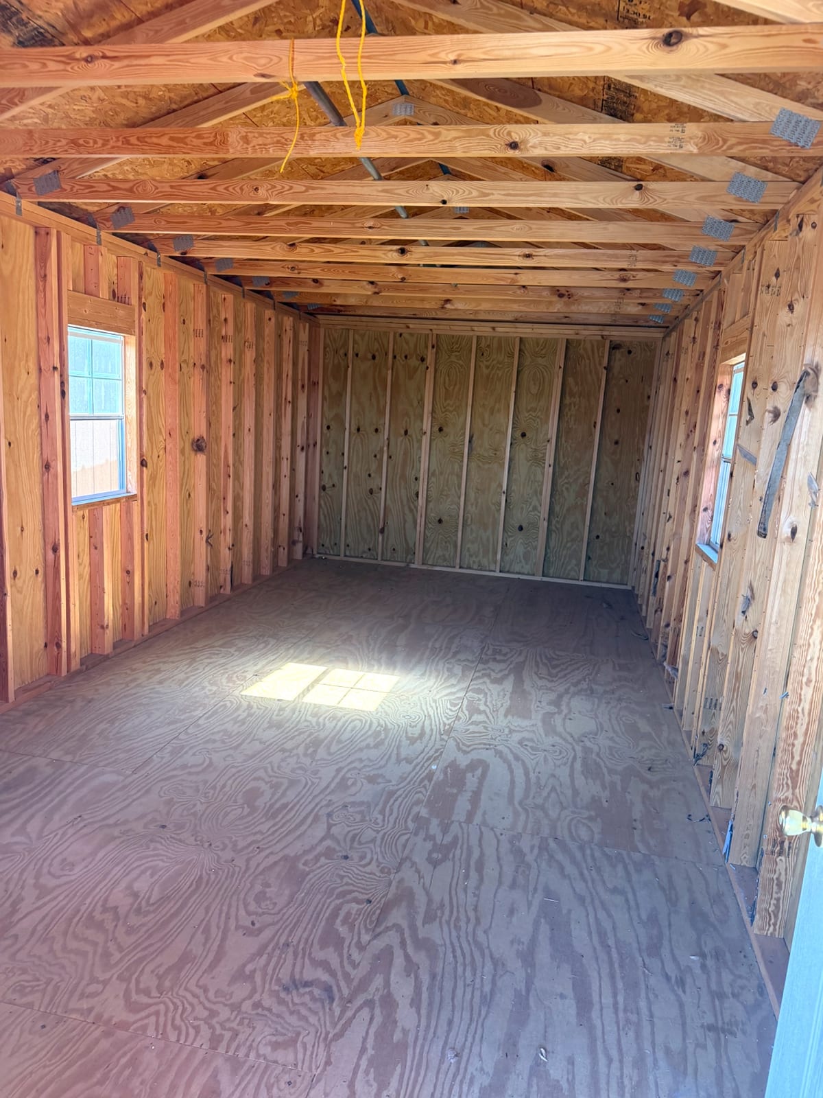 12x28 Cabin at Graceland Portable Buildings of West Monroe/Columbia
