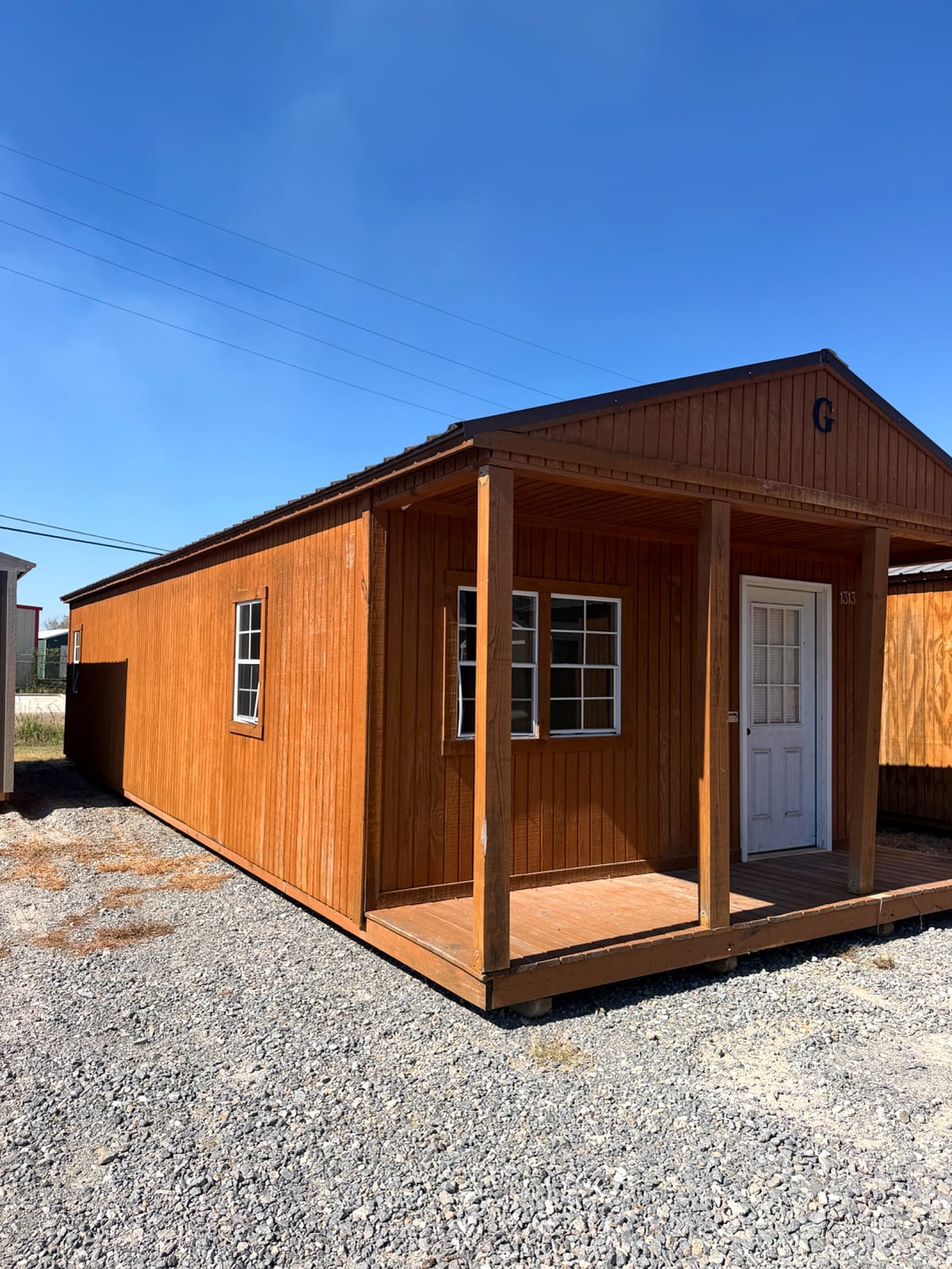 16x40 Cabin at Graceland Portable Buildings of West Monroe/Columbia
