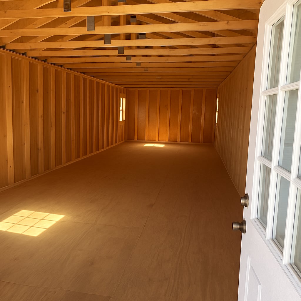 16x40 Cabin at Graceland Portable Buildings of West Monroe/Columbia