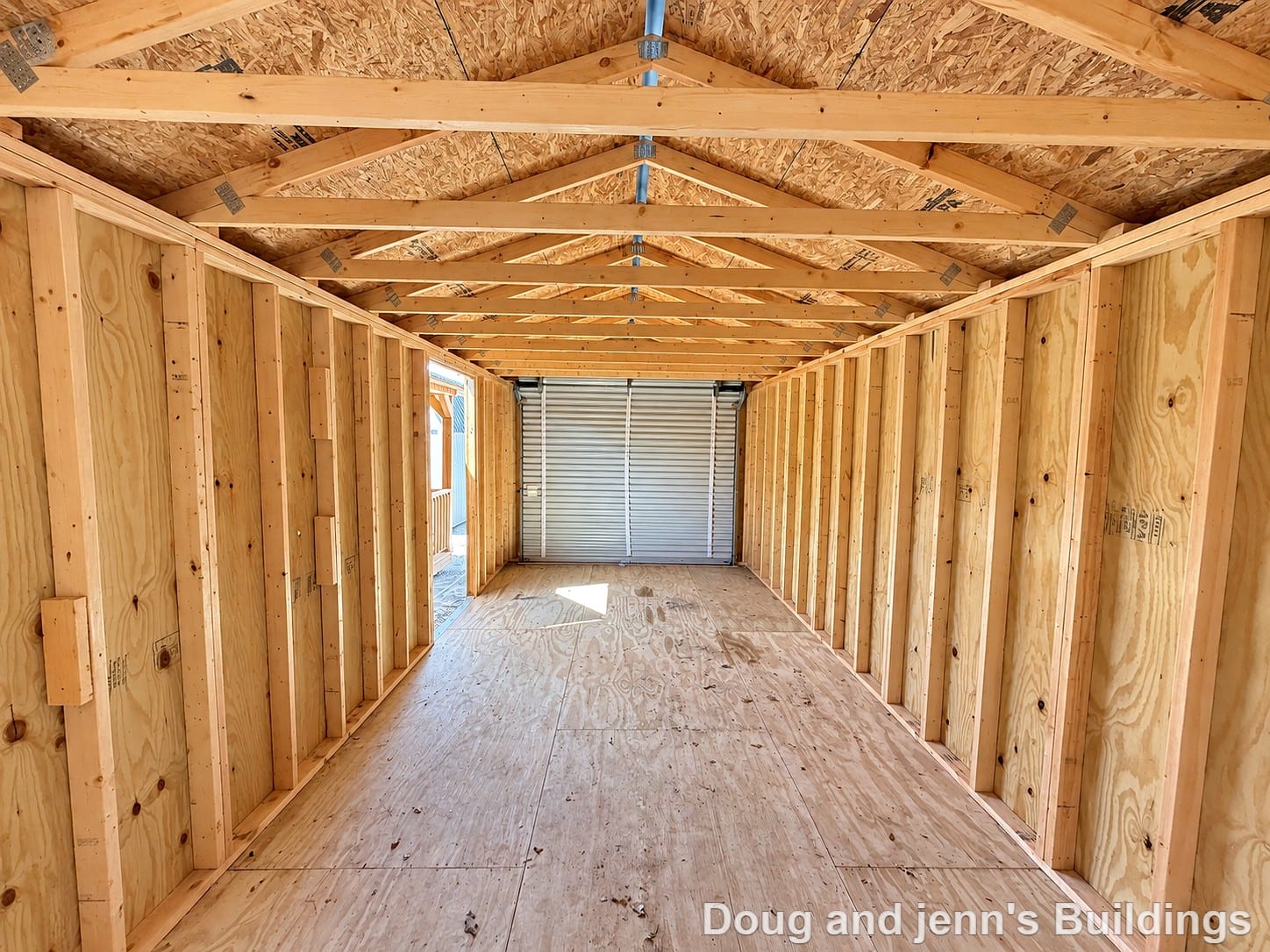 12x24 Garage at Doug and Jenn's Buildings