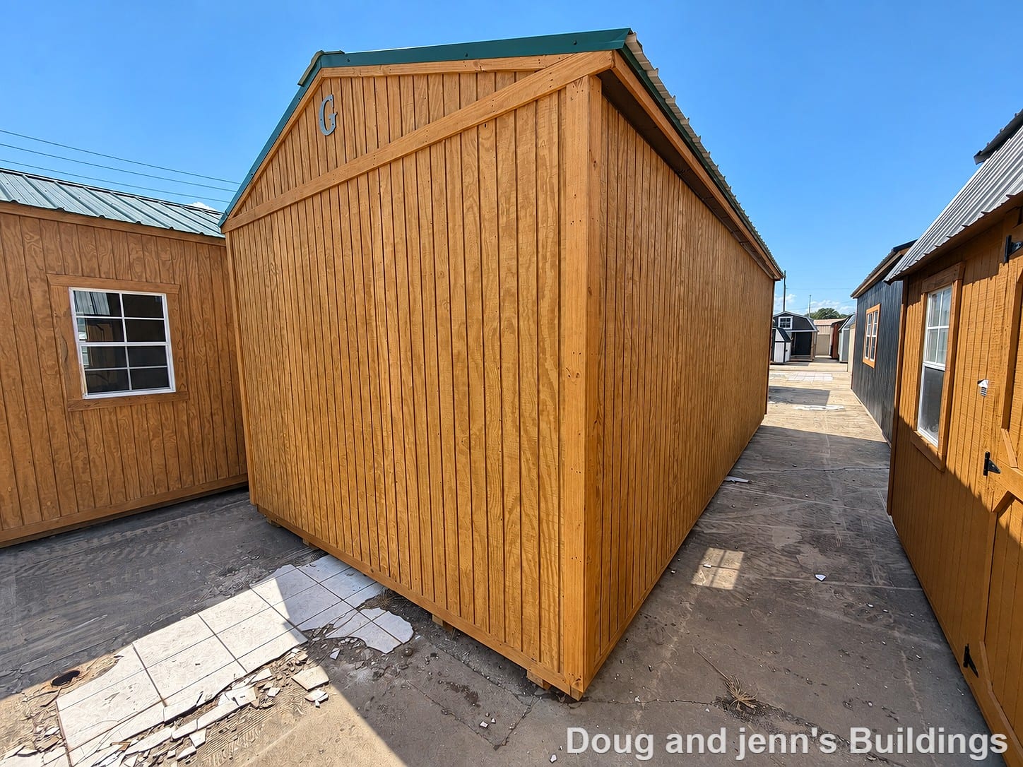 12x24 Garage at Doug and Jenn's Buildings