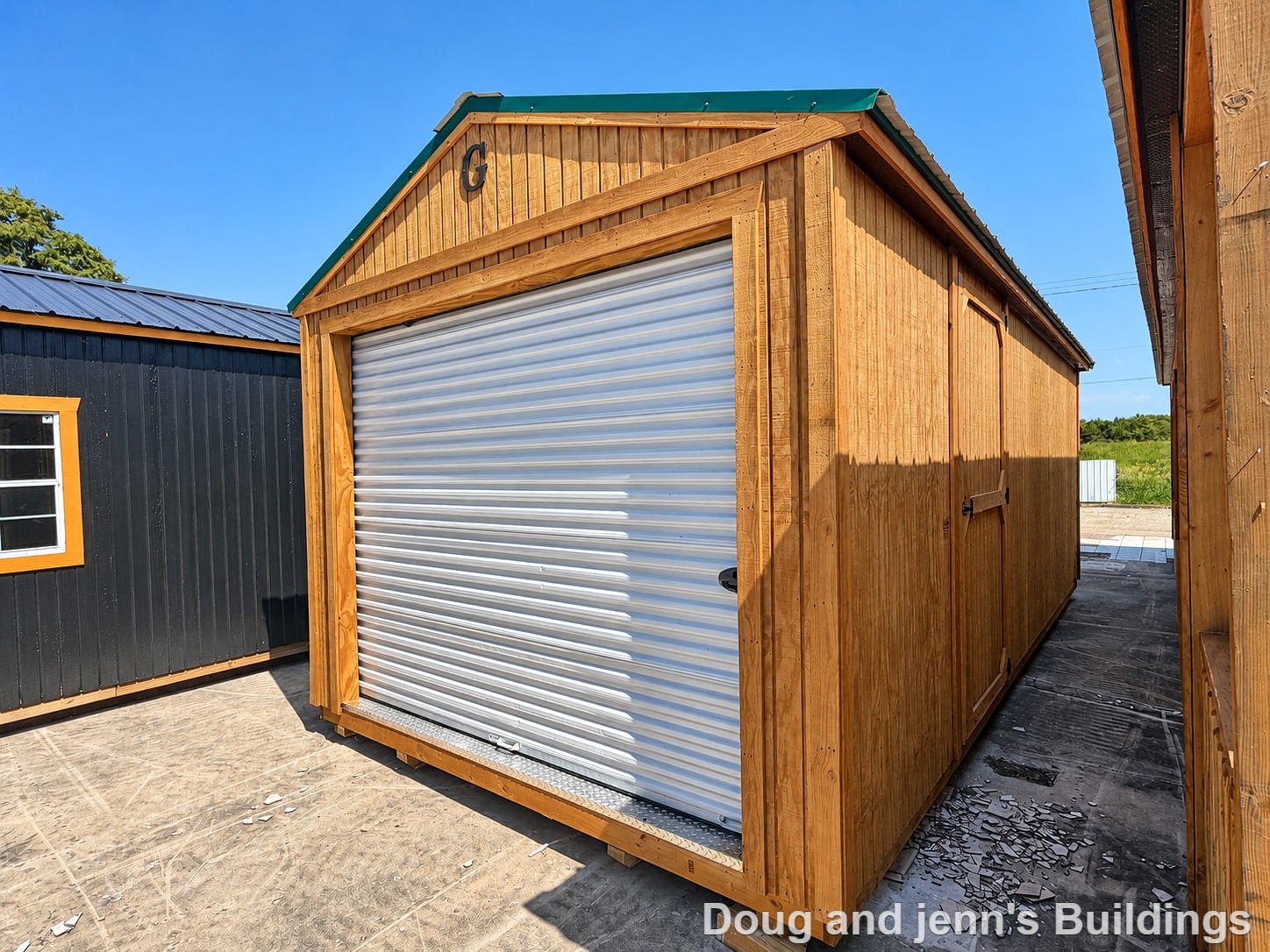 12x24 Garage at Doug and Jenn's Buildings