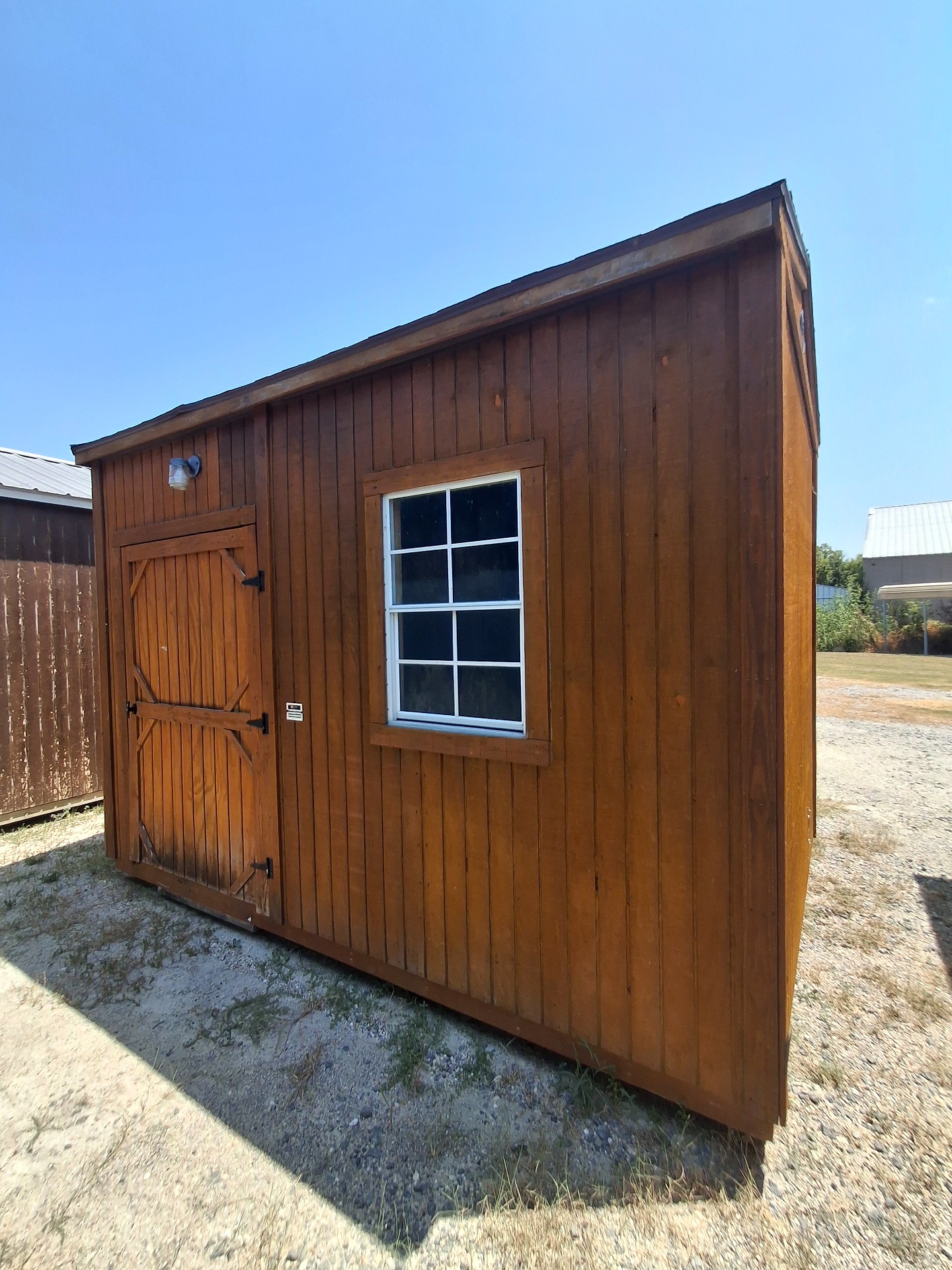 8x12 Garden Shed at Kirbyville Lot - Essex Bros