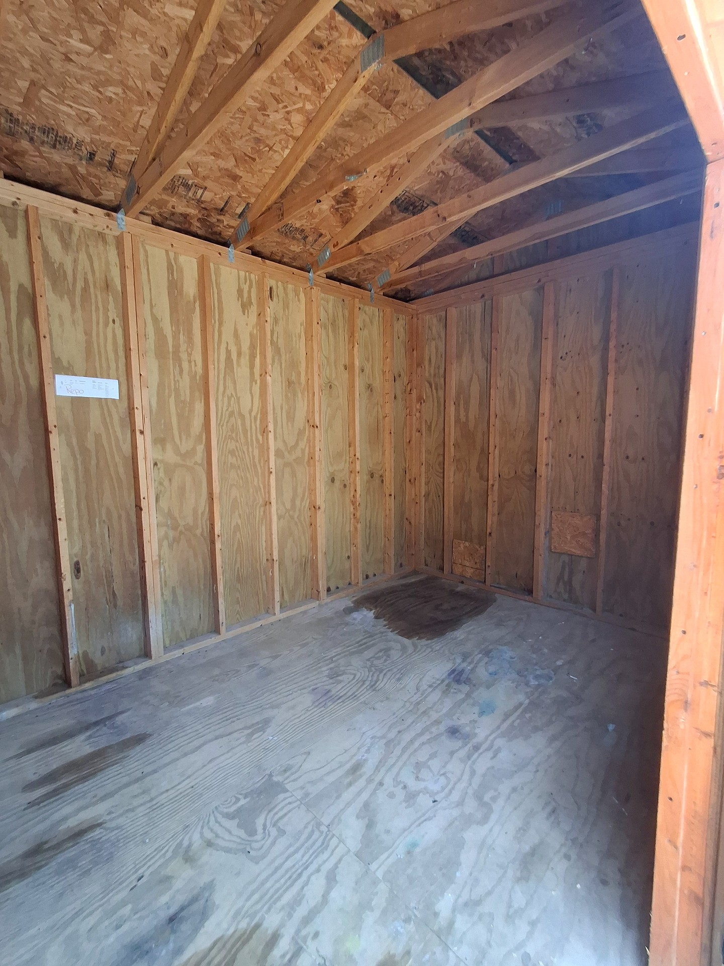8x12 Garden Shed at Kirbyville Lot - Essex Bros