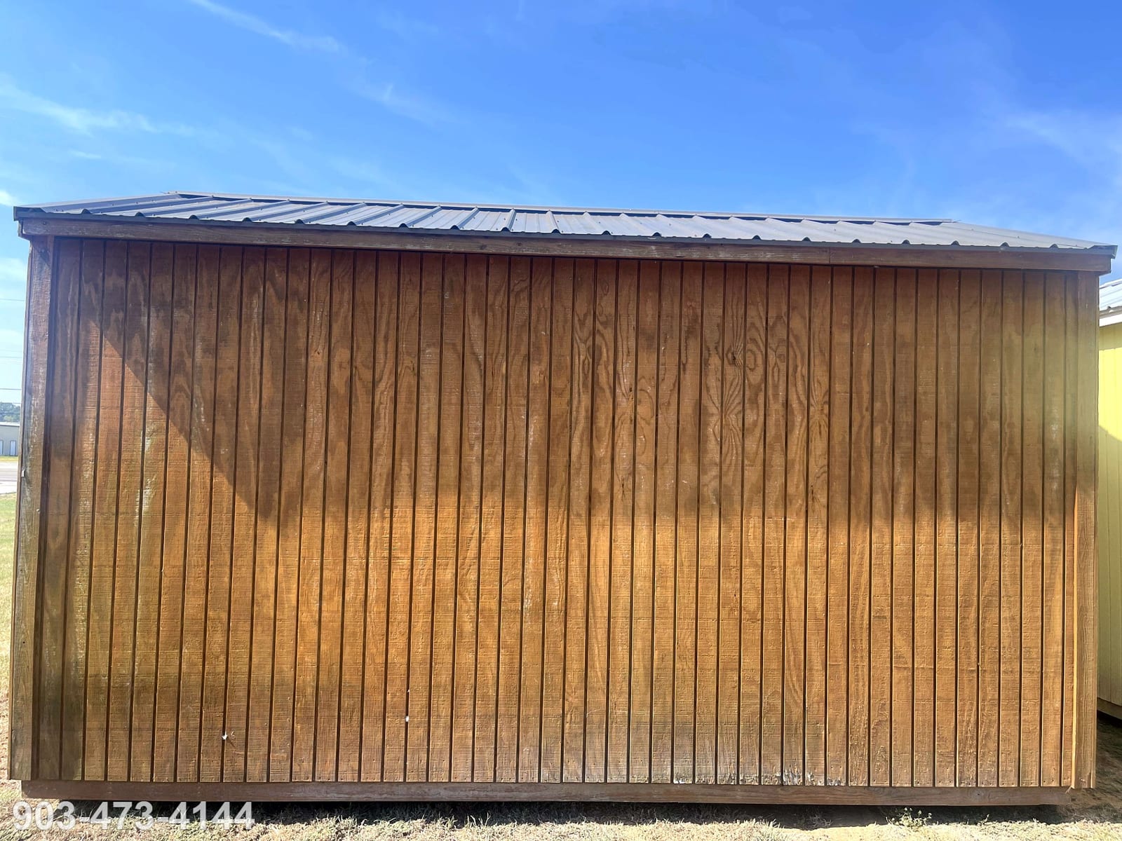 10x16 Garden Shed at Tyler Lot- ETX Steel Tyler