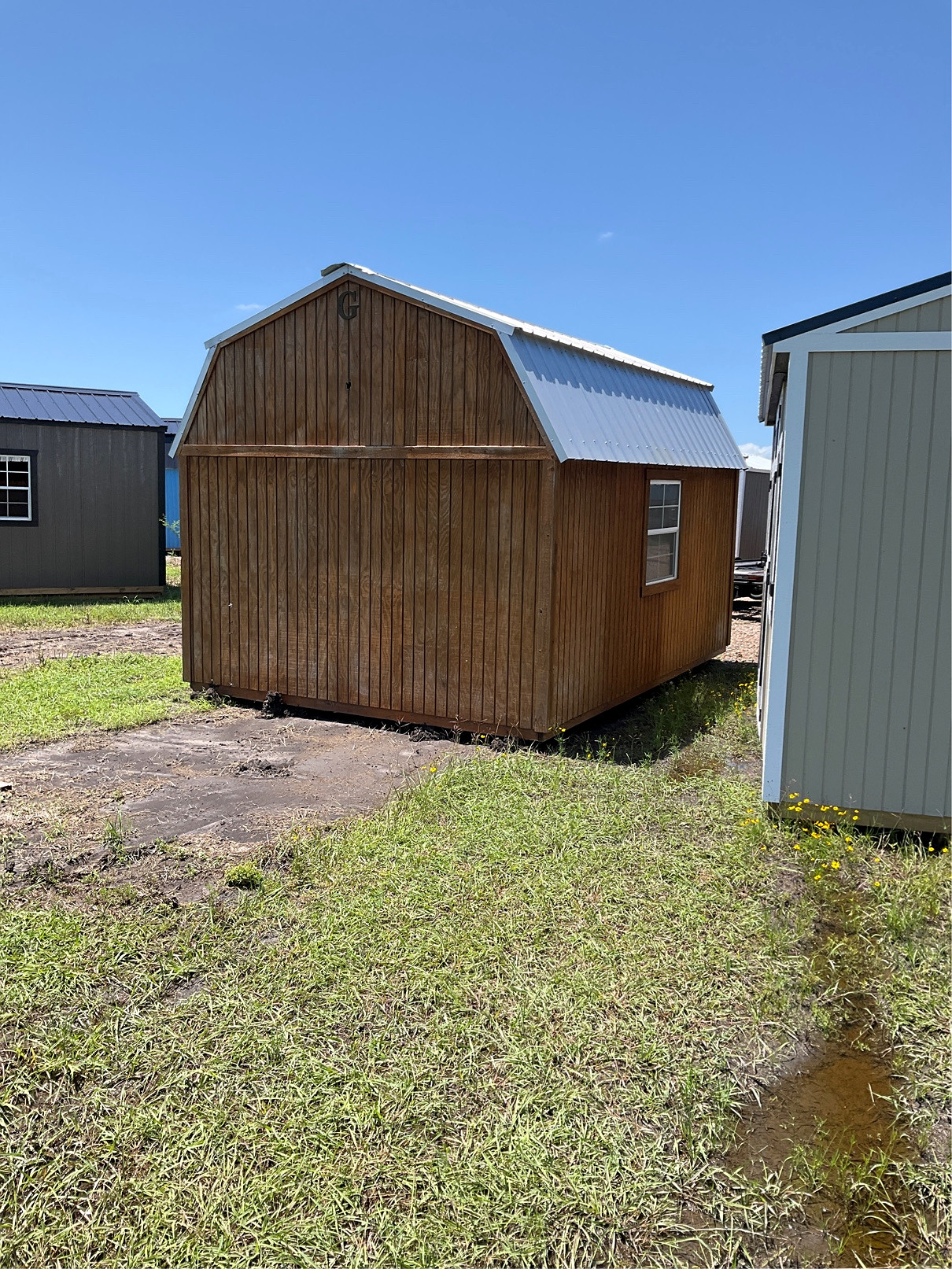 12x16 Lofted Barn at ACE Buildings - Graceland of Corpus Christi