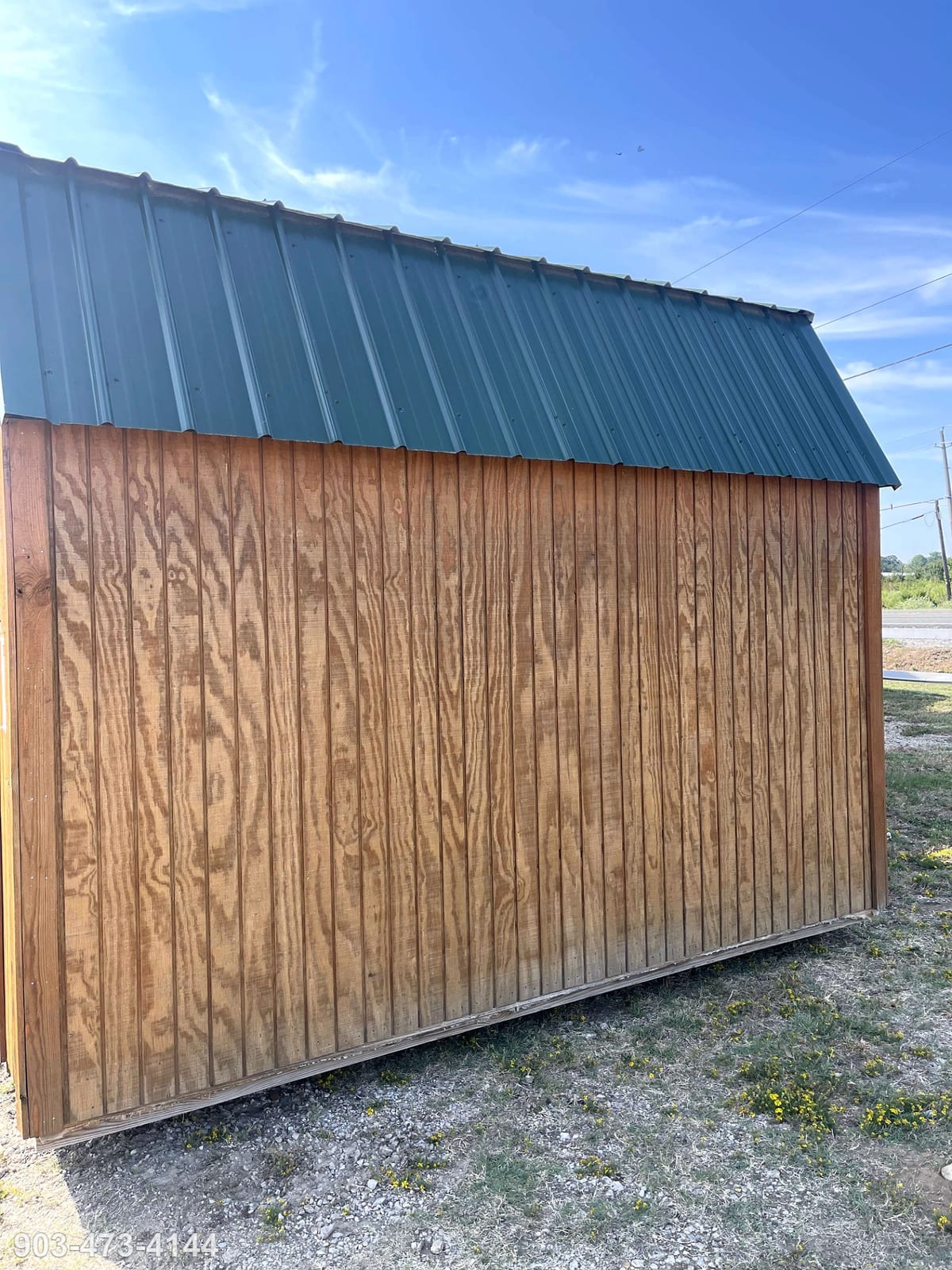 10x12 Lofted Barn at Tyler Lot- ETX Steel Tyler