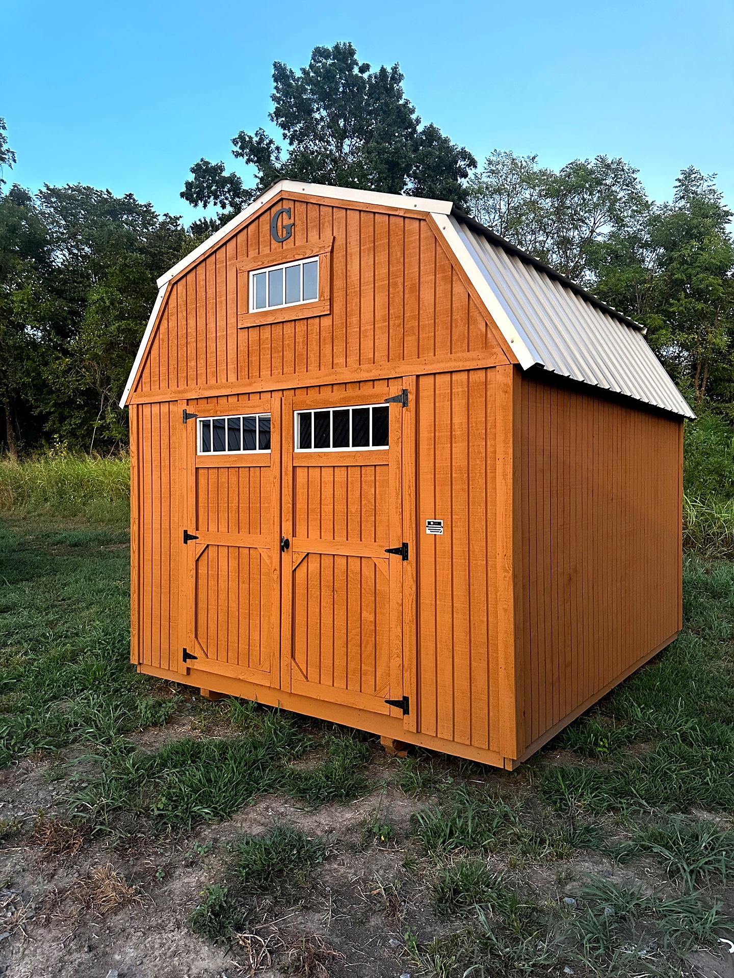 10x12 Lofted Barn at G&L Carports & Portable Buildings