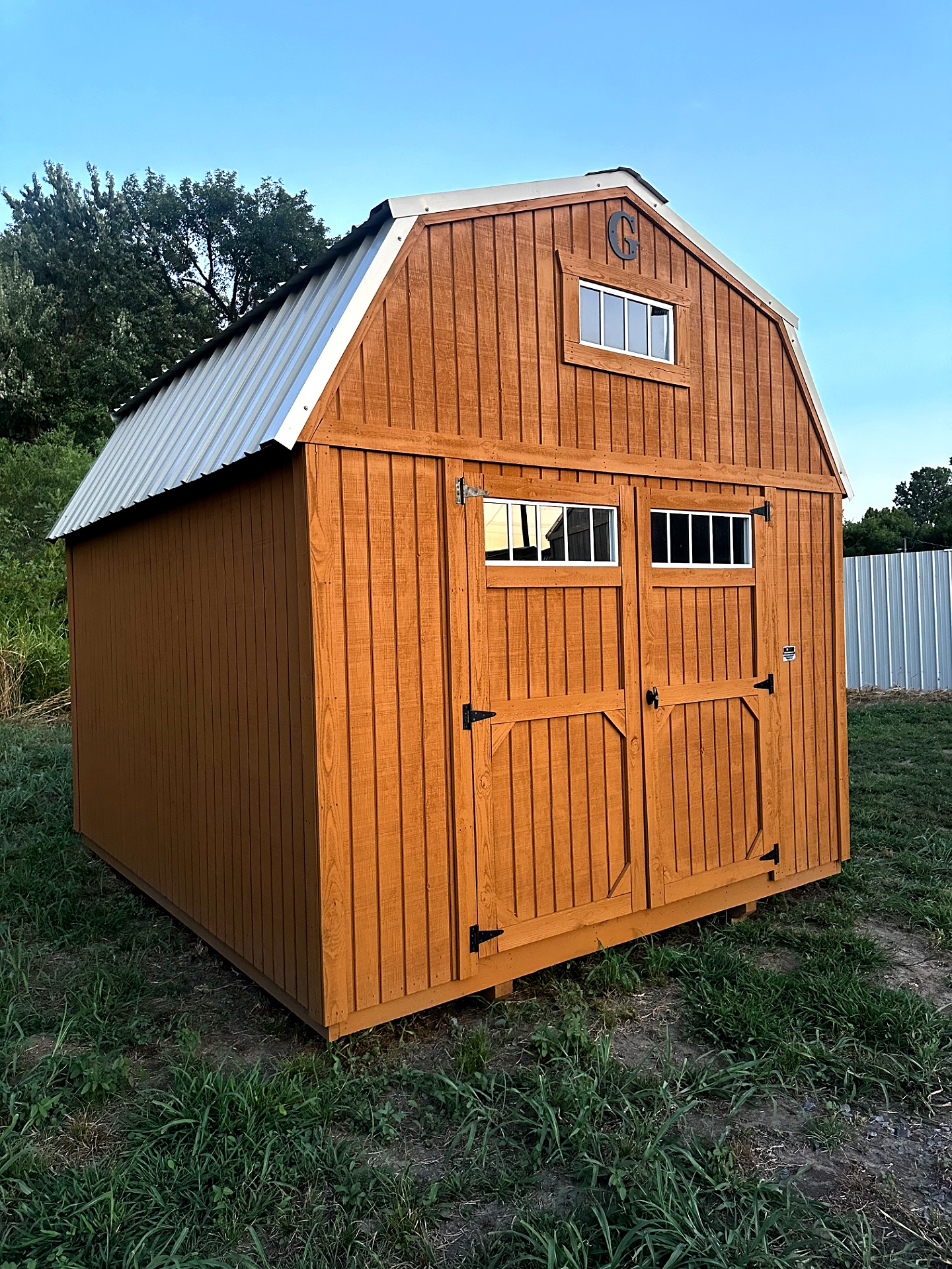 10x12 Lofted Barn at G&L Carports & Portable Buildings