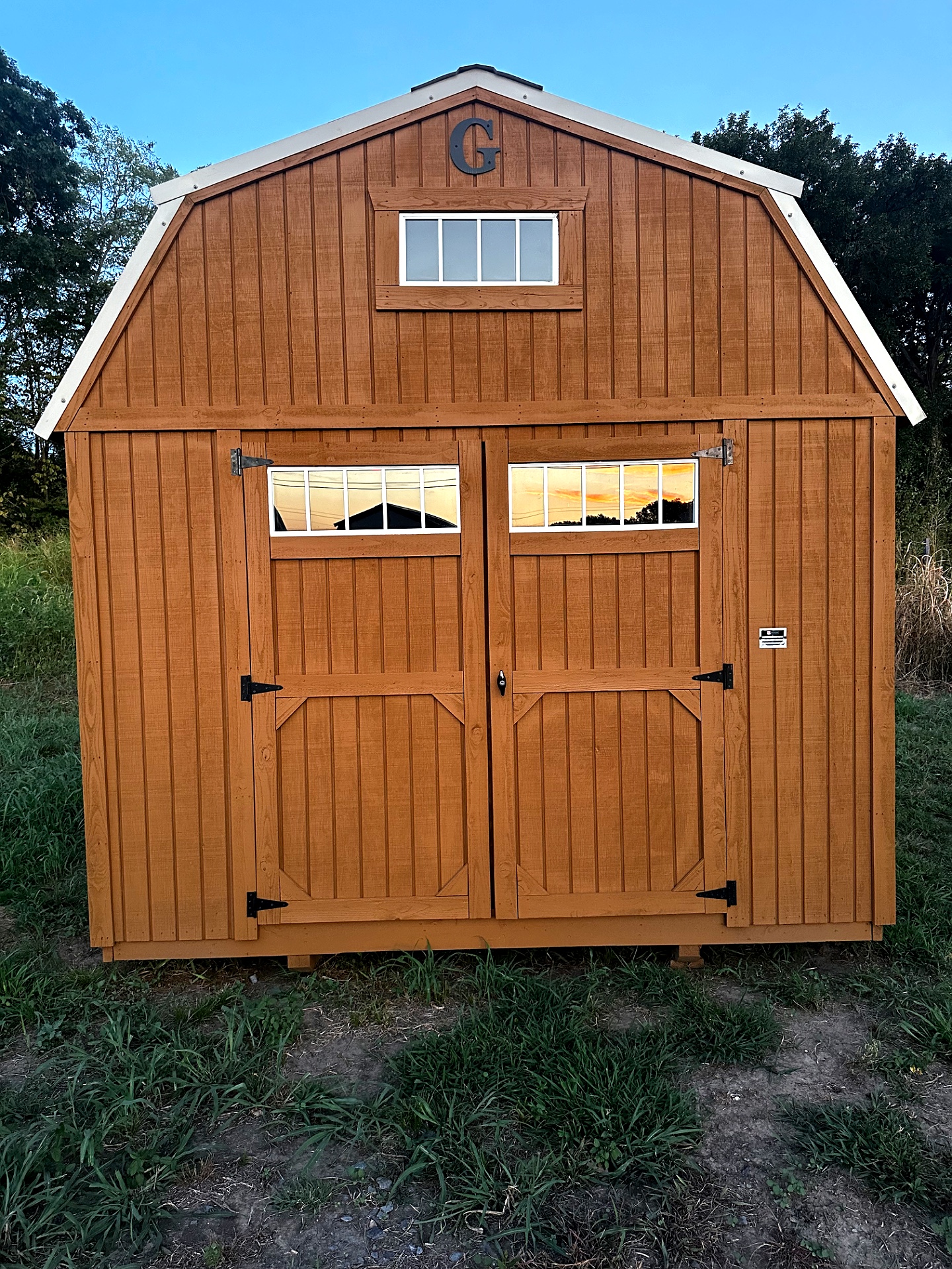 10x12 Lofted Barn at G&L Carports & Portable Buildings
