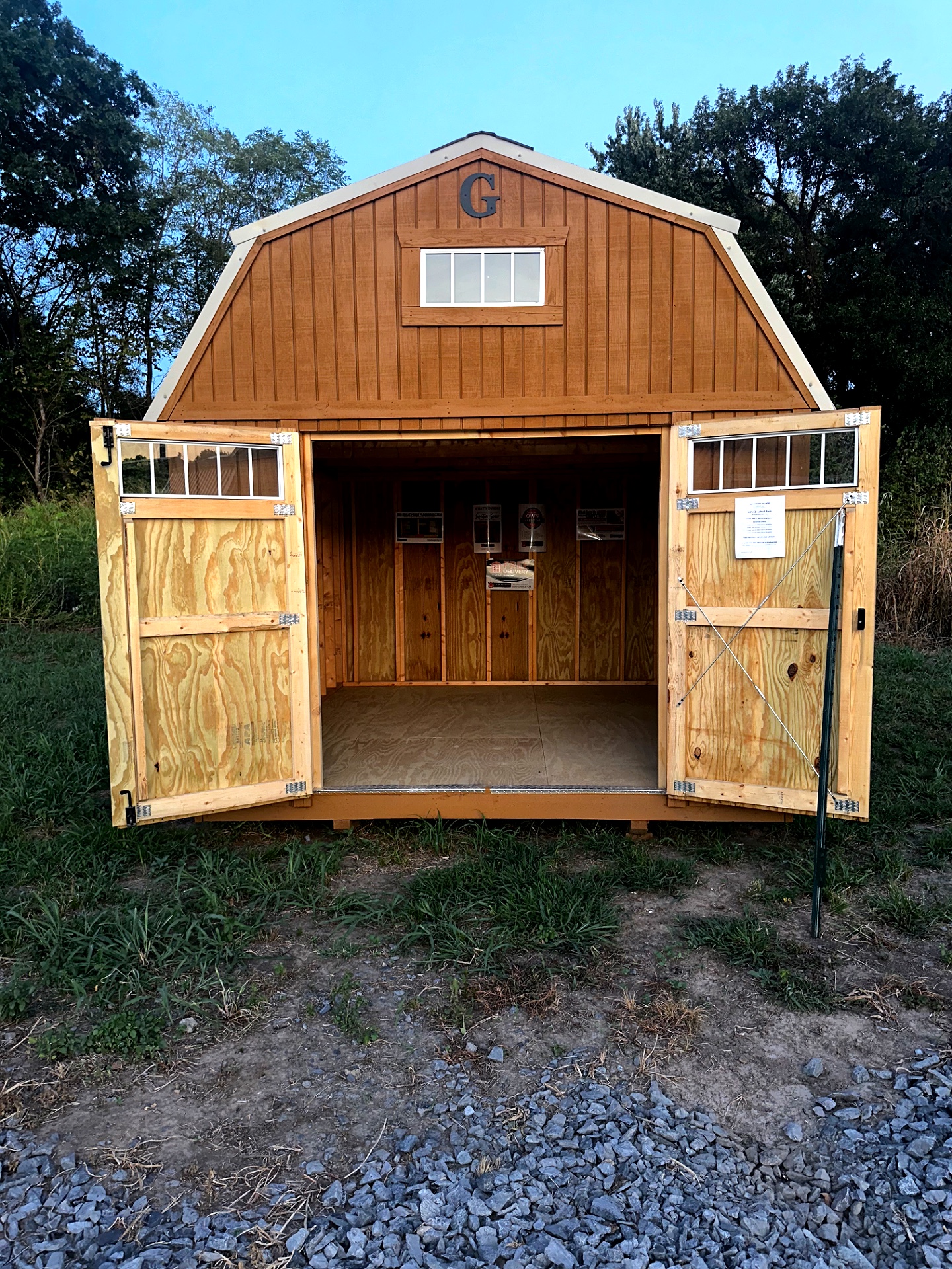 10x12 Lofted Barn at G&L Carports & Portable Buildings