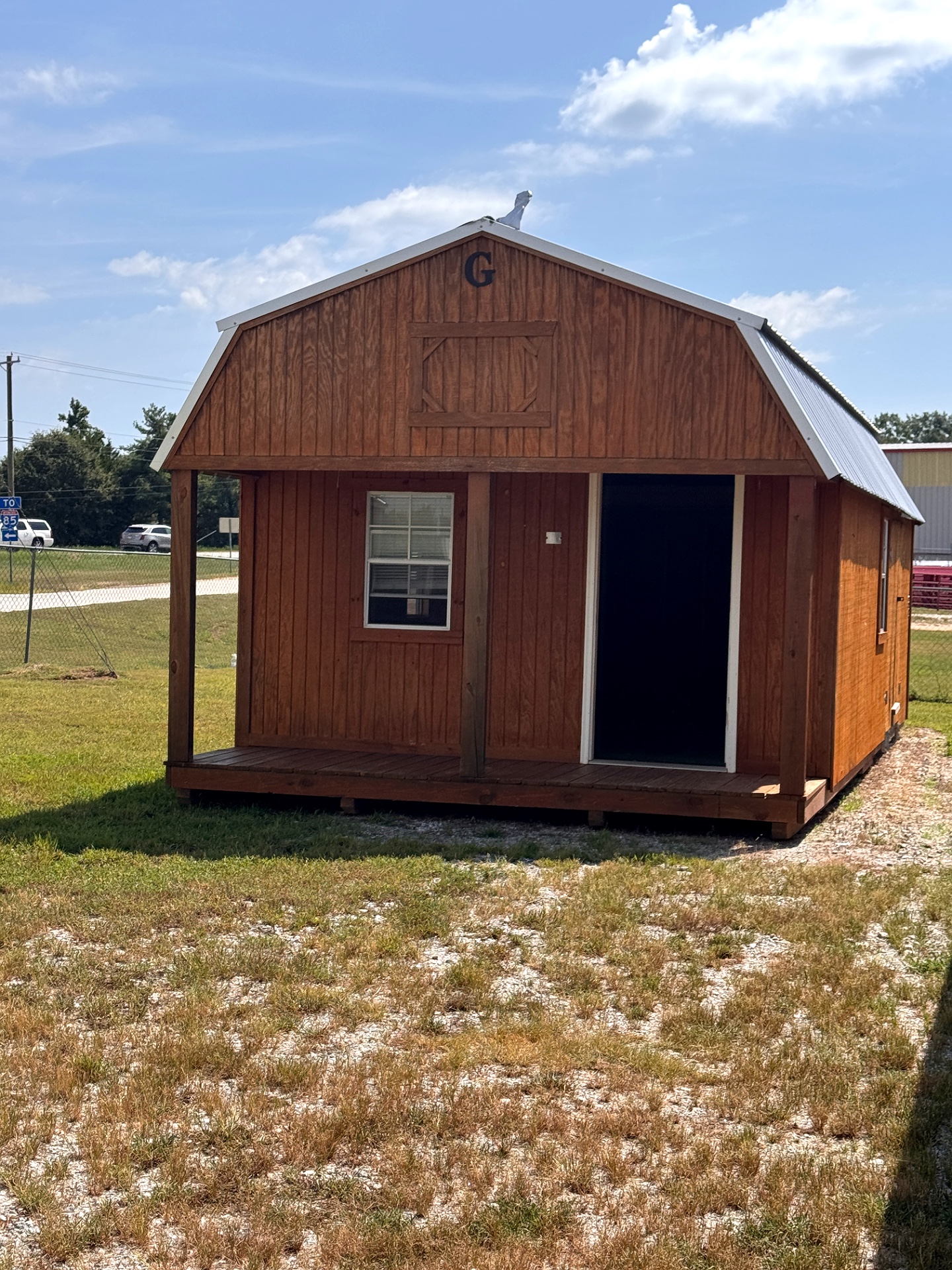 14x28 Lofted Barn Cabin at Graceland of Cumming