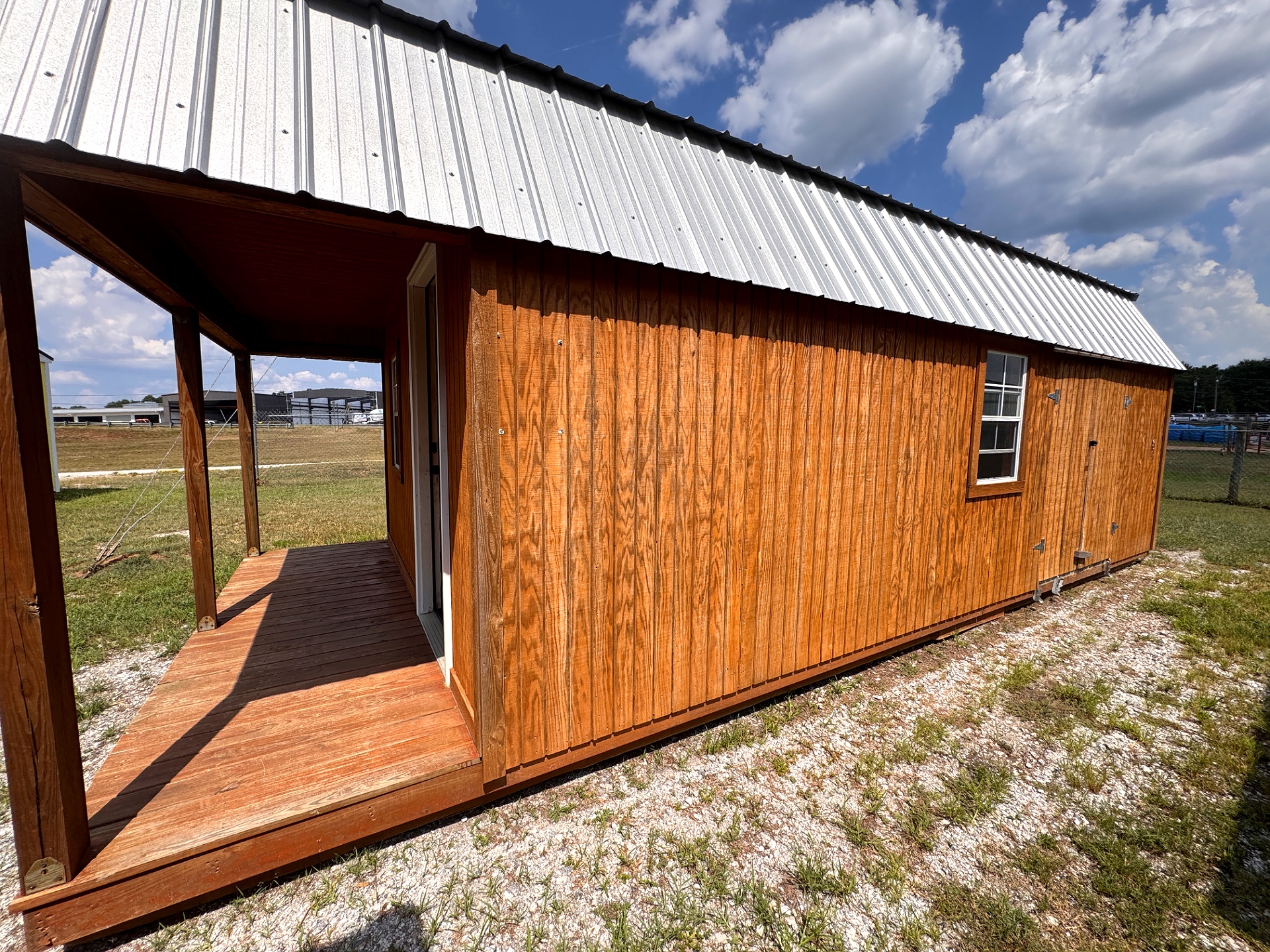14x28 Lofted Barn Cabin at Graceland of Cumming