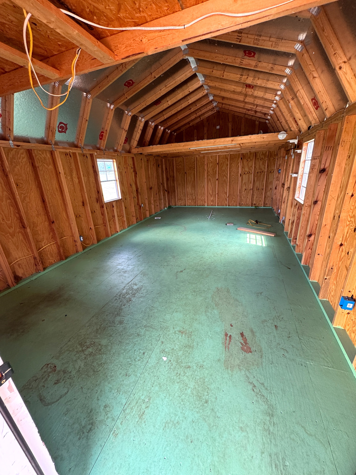 14x28 Lofted Barn Cabin at Graceland of Cumming
