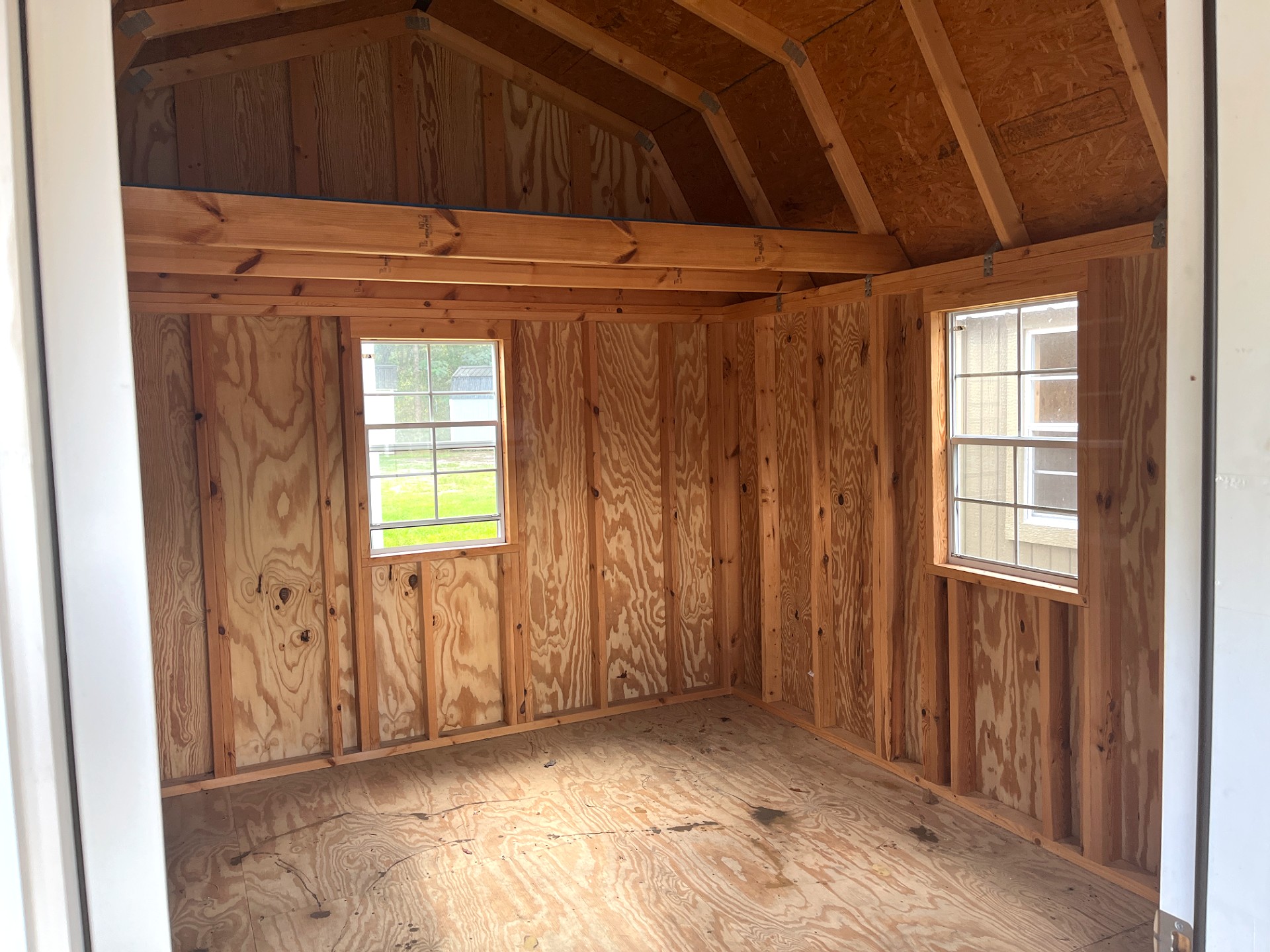 10x16 Lofted Barn Cabin at Portable Buildings of Ravenel