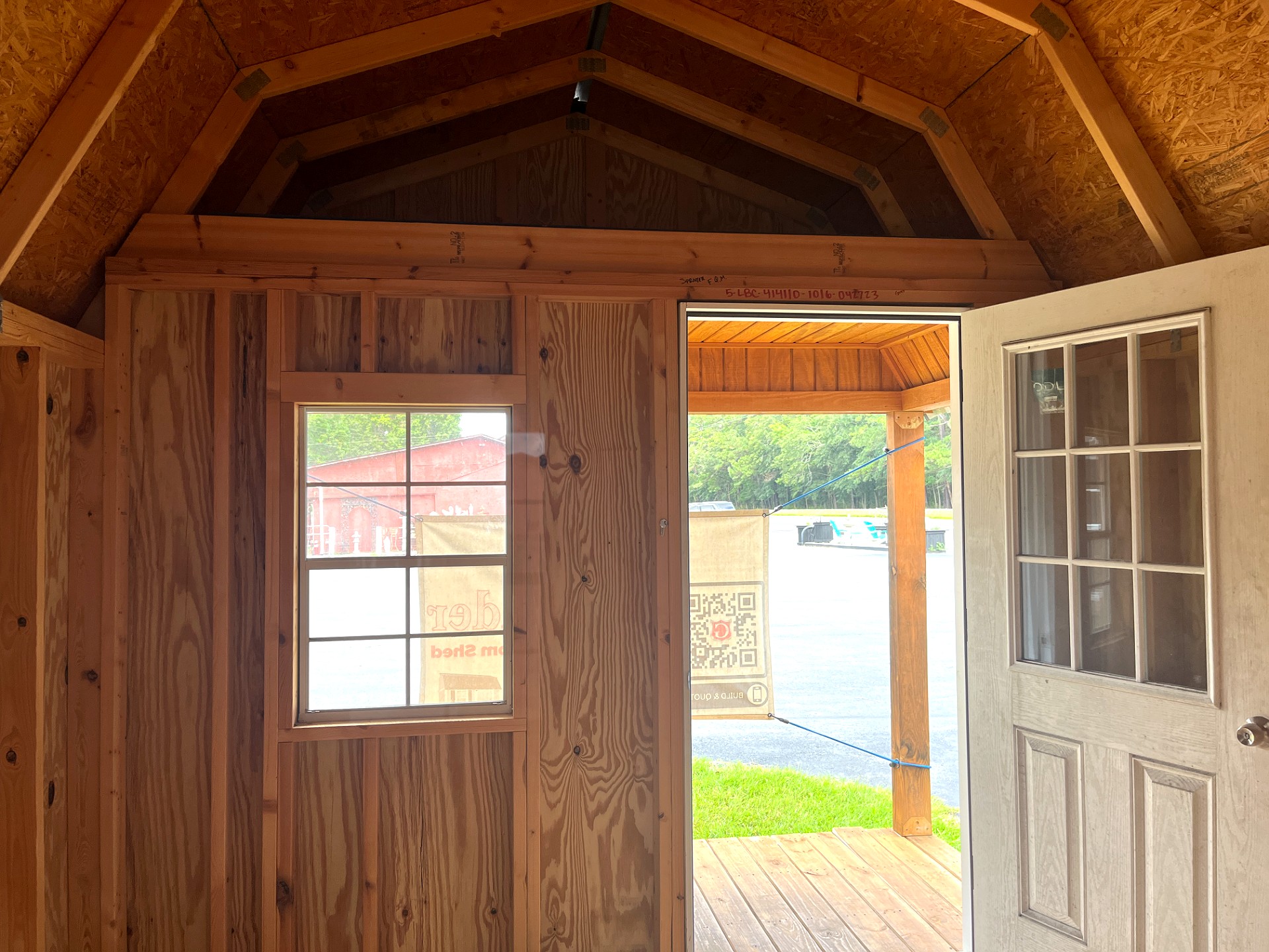 10x16 Lofted Barn Cabin at Portable Buildings of Ravenel