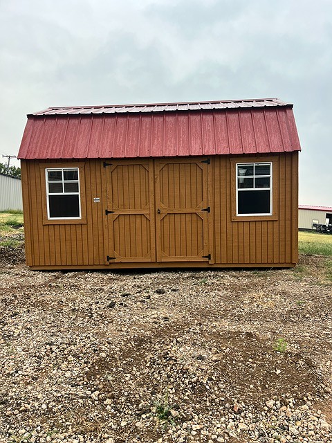 10x16 Side Lofted Barn at 405 Equipment LLC AKA 405 Structures!