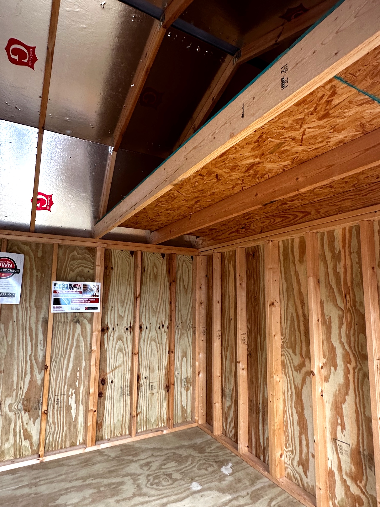 10x16 Side Lofted Barn at G&L Carports & Portable Buildings