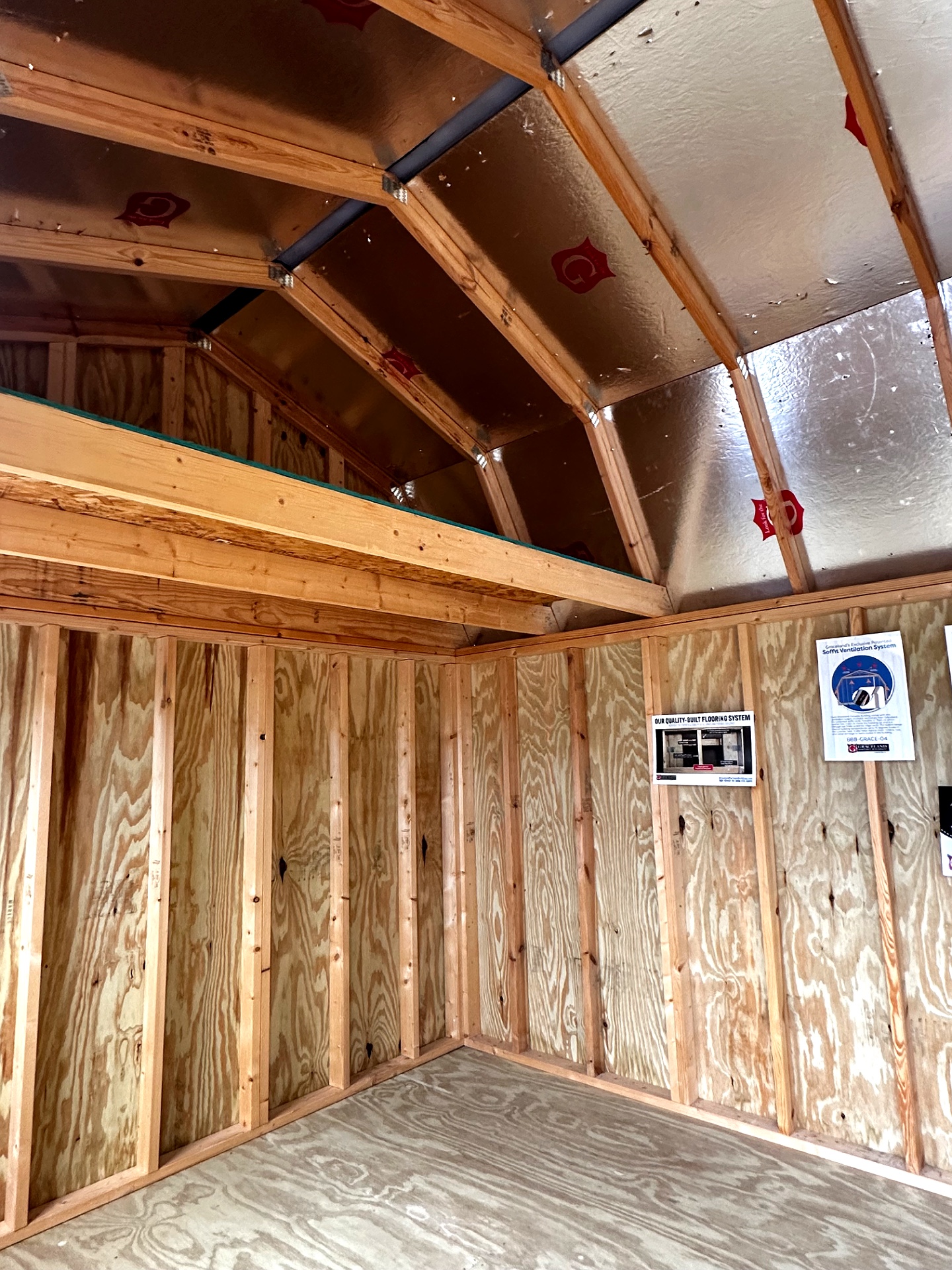 10x16 Side Lofted Barn at G&L Carports & Portable Buildings