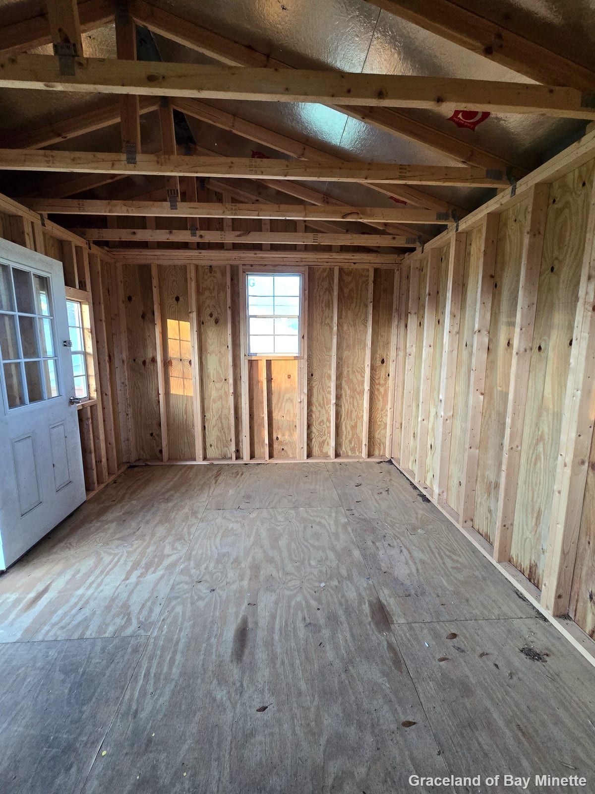 16x16 Side Porch Cabin at Graceland of Bay Minette