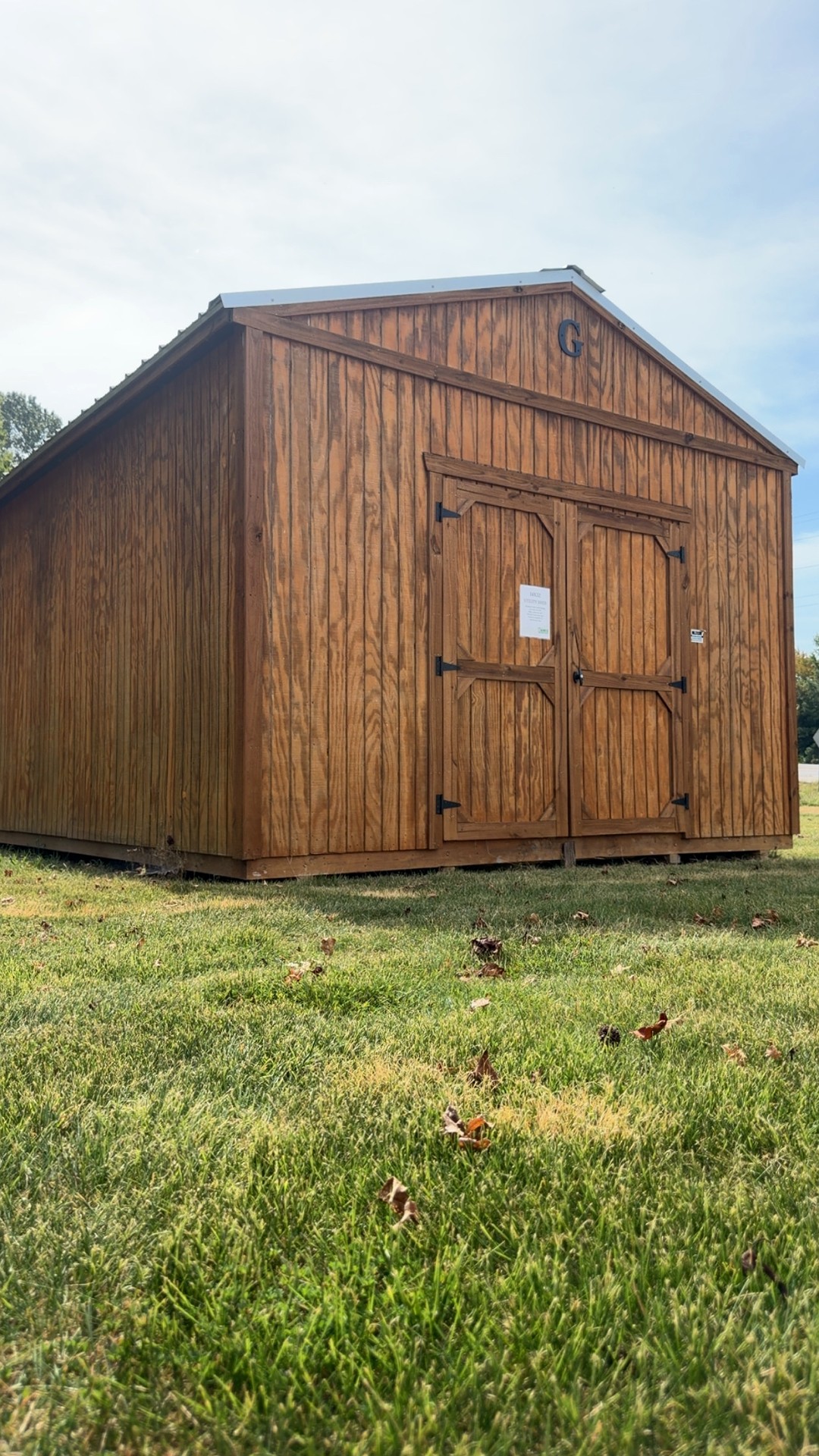 14x32 Utility Shed at Hanke Building Sales