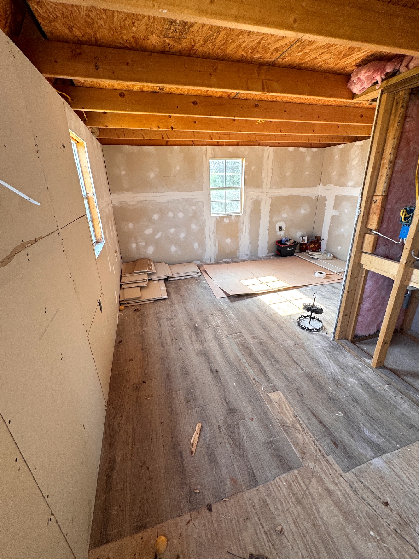 14x32 Wrap Around Porch Lofted Barn Cabin at Graceland of Cumming