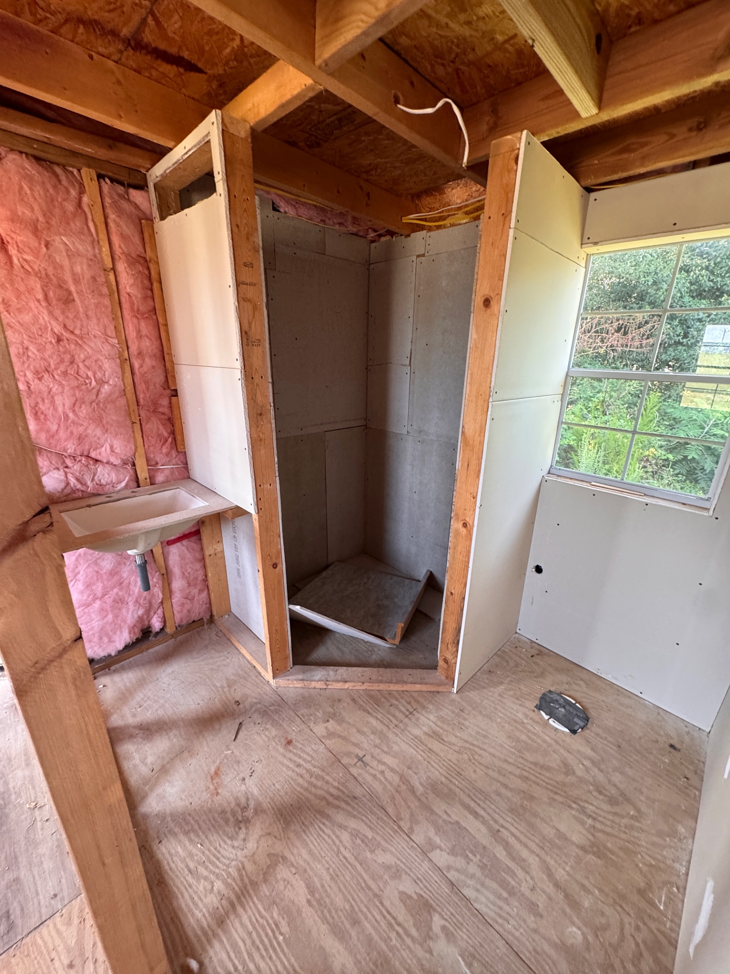 14x32 Wrap Around Porch Lofted Barn Cabin at Graceland of Cumming