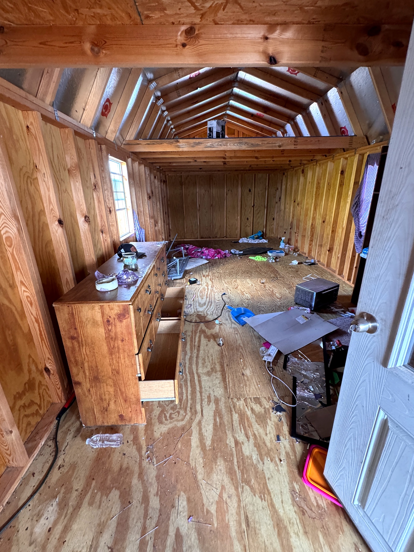 12x32 Wrap Around Porch Lofted Barn Cabin at Graceland of Cumming