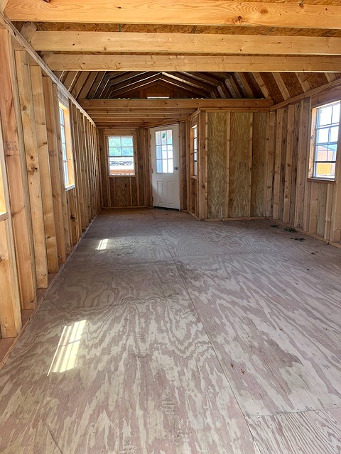 12x32 Wrap Around Porch Lofted Barn Cabin at 405 Equipment LLC AKA 405 Structures!