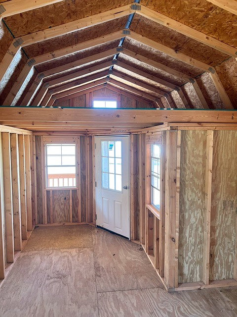 12x32 Wrap Around Porch Lofted Barn Cabin at 405 Equipment LLC AKA 405 Structures!