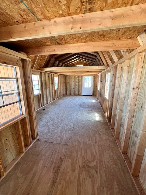 12x32 Wrap Around Porch Lofted Barn Cabin at 405 Equipment LLC AKA 405 Structures!