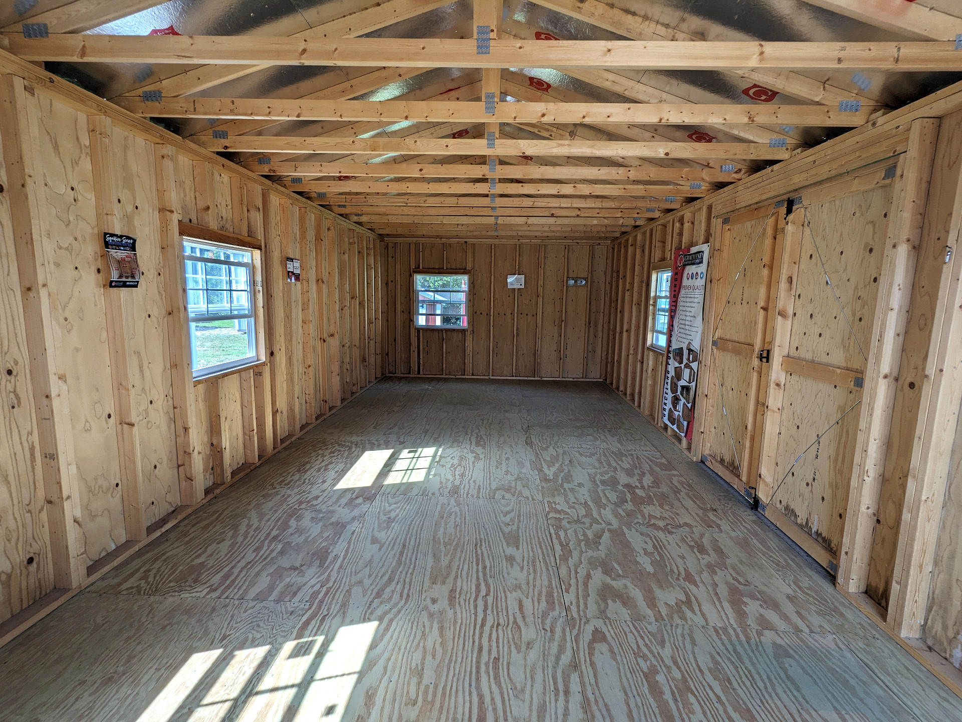 14x32 Cabin at Graceland Storage Sheds and Buildings of Kingsland