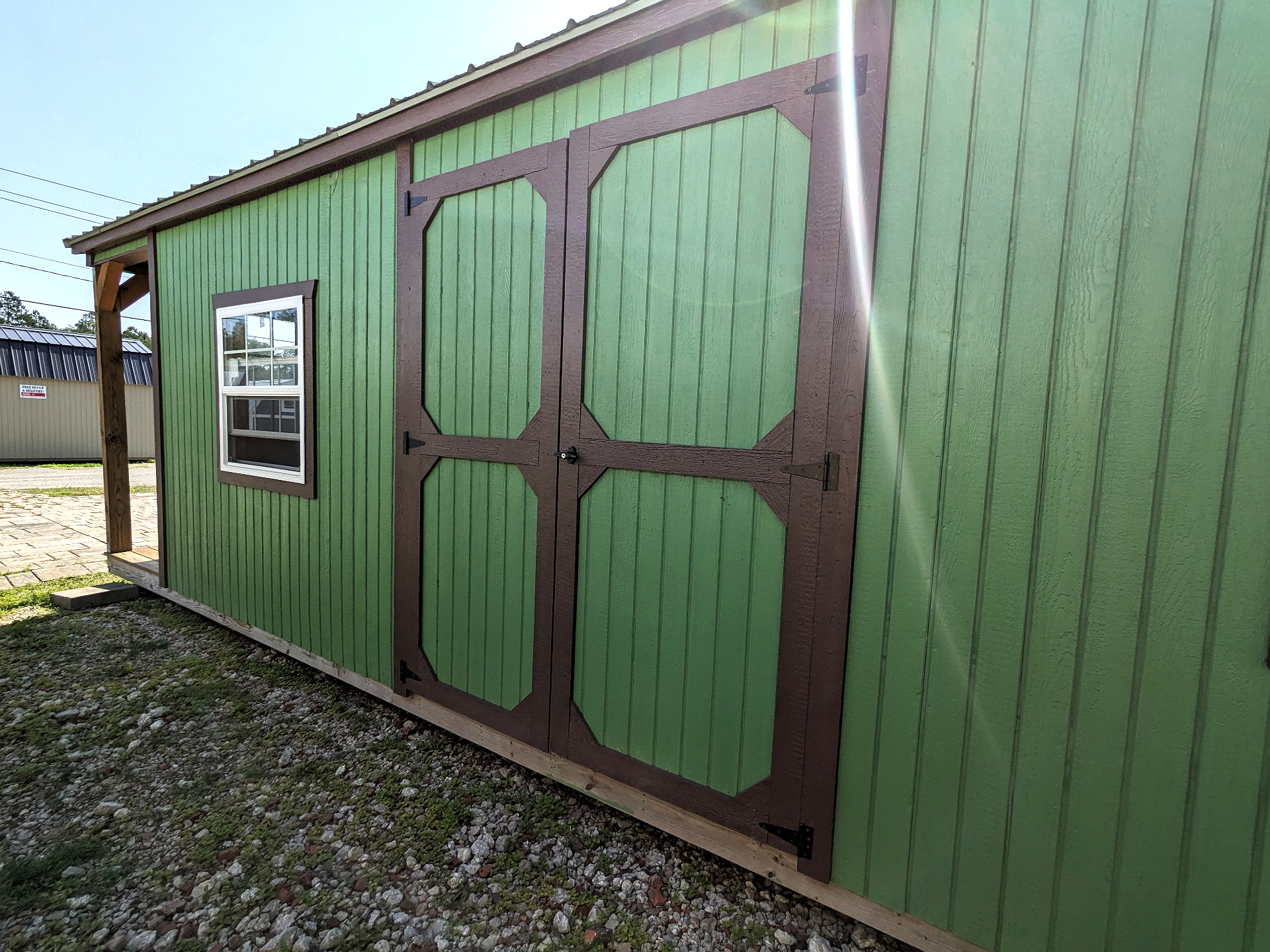 14x32 Cabin at Graceland Storage Sheds and Buildings of Kingsland